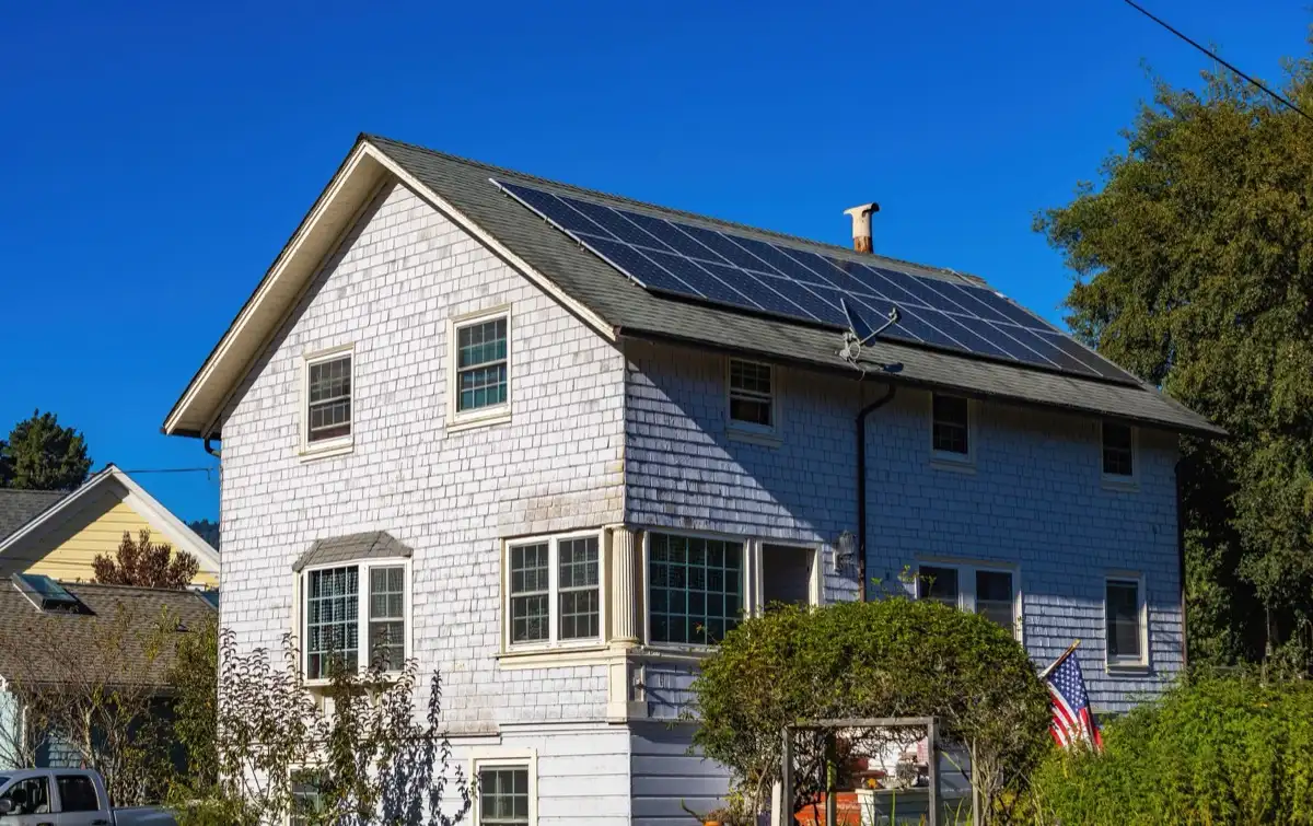 Shingle roof on a house in Toms River, NJ, where a leak claim turns on whether the roof was broken or simply worn out